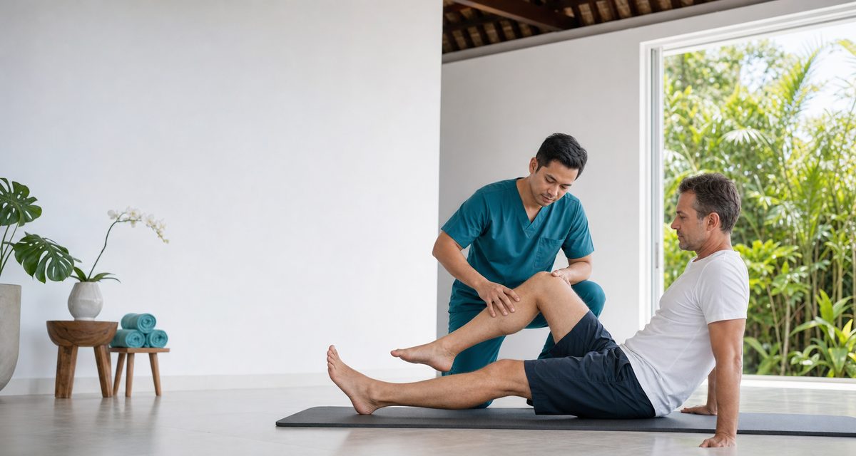 Private in-villa physiotherapy in Bali at a villa or hotel